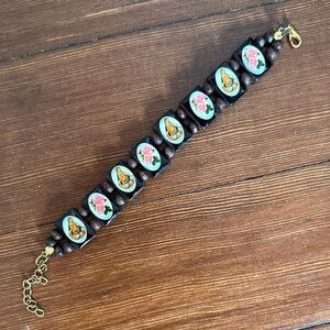 Wooden Virgin Mary Bracelet